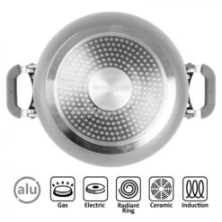 Pentole Brunner Fusion 7+1 Ø 22 -Brunner pentole brunner fusion 71 o 22 chiusura magnetica fondo ceramica antiaderente gas elettrico induzione 5