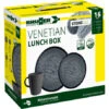 Brunner Lunch Box Venetian -Brunner set piatti lunch box venetian brunner